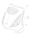 Piaggio Zip 50cc 2 Takt 2000-2016 – Bekleding Voor