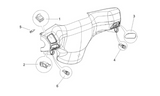 Piaggio Zip 50cc 2 Takt 2000-2016 – Stuurschakelaars Contactslot