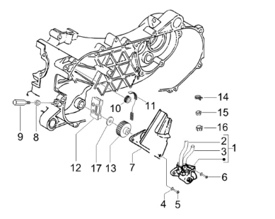 Piaggio Zip 50cc 2 Takt 2000-2016 – Oliepomp