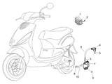 Piaggio Zip 50cc 2 Takt 2000-2016 – Spanningsregelaar Bobine