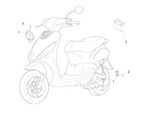 Piaggio Zip 50cc 2 Takt 2000-2016 – Startrelais Zekering