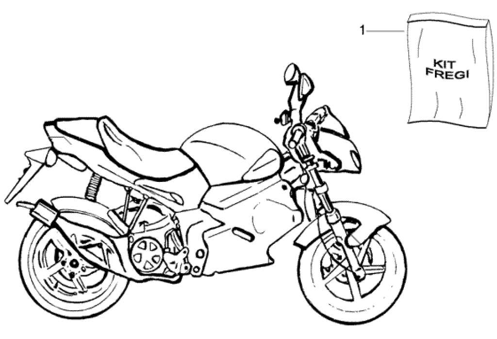 Gilera DNA 50 2T E2 2005 - Stickers & Emblemen