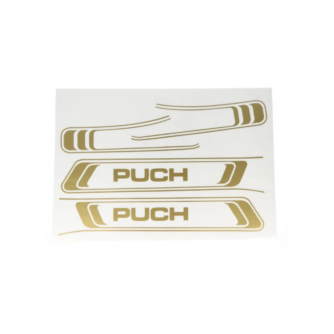 Jeu d'autocollants Puch Gold S'adapte sur Puch Maxi