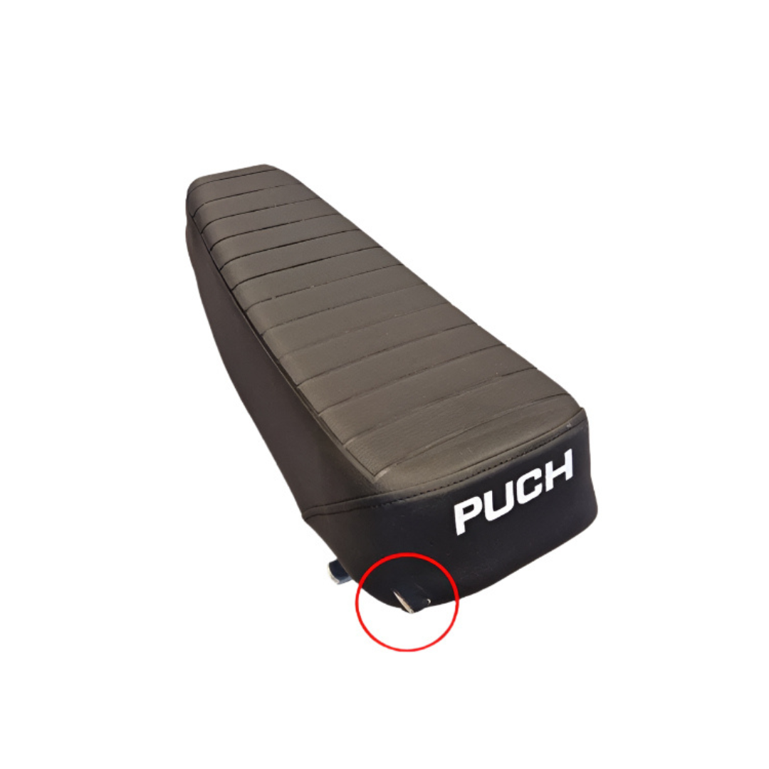 Buddyseat Long Puch !!SCHADEN!! Loch im Deck, Schwarz, passend für Maxi (hergestellt in der EU)