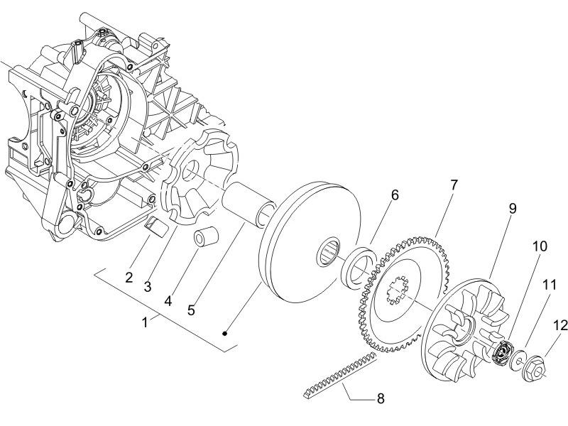 Zip 50 4T NOABS E2 2006-2013 - Vario