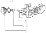 Vespa LX 50 2T – Cilinder Zuiger Zuigerpen