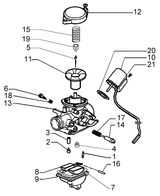 Vespa LX 50 4T – Carburateur2