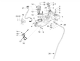 Vespa Sprint 50 25 kmh E5 2020 – Brandstoftank