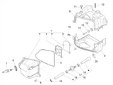 Vespa Sprint 50 25 kmh E5 2020 – Cilinderkopdeksel