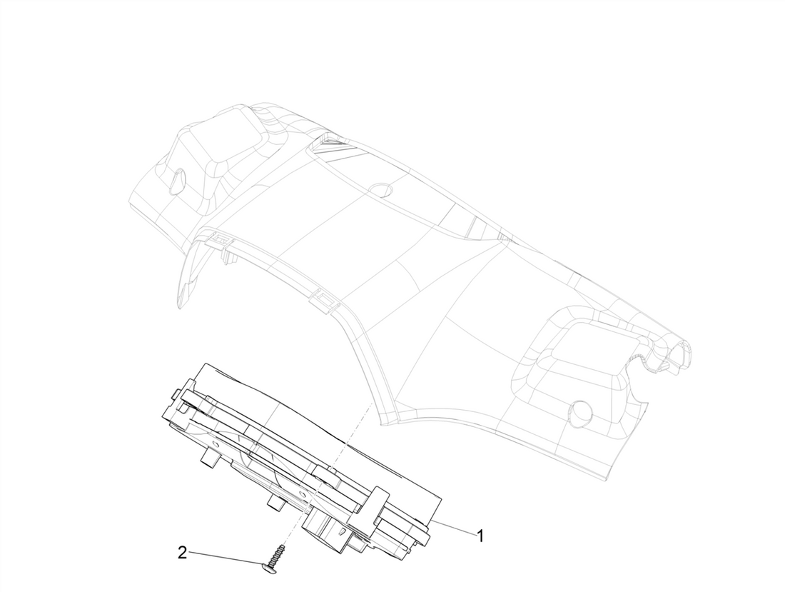 Vespa Sprint 50 25 kmh E5 2020 – Cockpit Imstrumenten