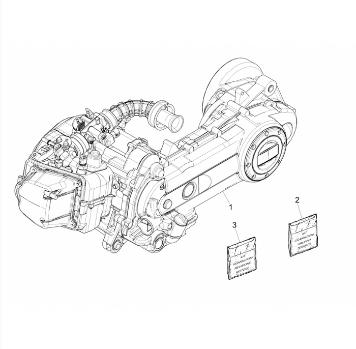 Vespa Sprint 50 25 kmh E5 2020 – Motor Compleet