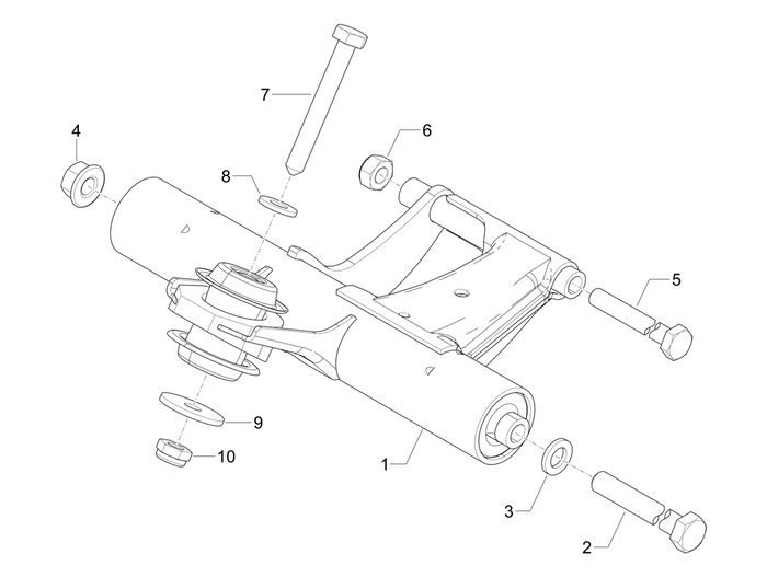 Vespa Sprint 50 25 kmh E5 2020 – Motorophanging