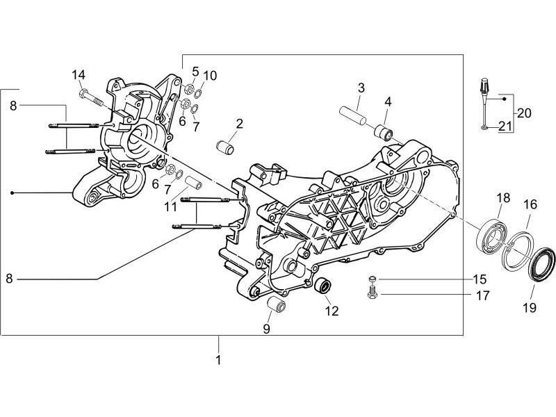 Vespa Sprint 50 2T NOABS E2 2014-2017 – Carter