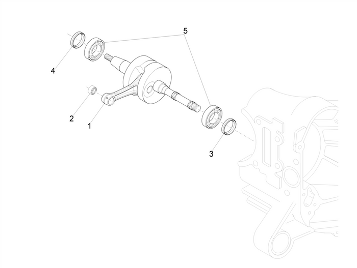Vespa Sprint 50 2T NOABS E2 2014-2017 – Krukas