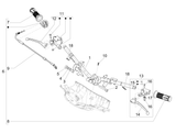 Vespa Sprint 50 2T NOABS E2 2014-2017 – Stuur Hoofdremcilinder