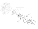 Vespa Sprint 50 4T-3V E4 2017 - 2020 – Drive clutch