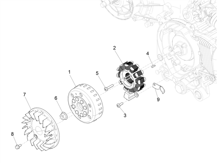 Vespa Sprint 50 4T-3V E4 2017 - 2020 – Dynamo