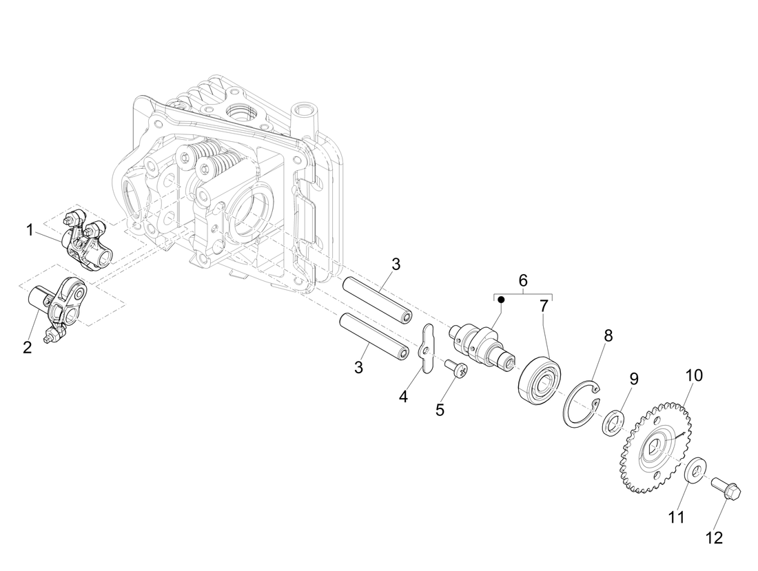 Vespa Sprint 50 4T-3V E4 2017 - 2020 – Nokkenas