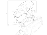 Vespa Sprint 50 4T-3V E4 2017 - 2020 – Saddle