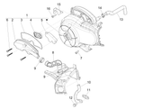 Vespa Sprint 50 4T 2V 25 kmh NOABS E2 2014-2017 – Luchtfilterhuis Onsteking