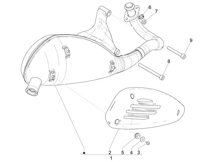 Vespa Sprint 50 4T 2V 25 kmh NOABS E2 2014-2017 – Nademper