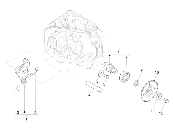 Vespa Sprint 50 4T 2V 25 kmh NOABS E2 2014-2017 – Nokkenas