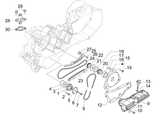 Vespa Sprint 50 4T 2V 25 kmh NOABS E2 2014-2017 – Oliepomp