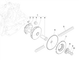 Vespa Sprint 50 4T 3V 25 kmh E4 2017-2020 – Aandrijfpoelie
