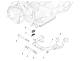 Vespa Sprint 50 4T 3V 25 kmh E4 2017-2020 – Middenstandaard