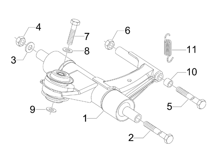 Vespa Sprint 50 4T 3V 25 kmh E4 2017-2020 – Motorophanging