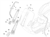 Vespa Sprint 50 4T 3V 25 kmh E4 2017-2020 – Voorscherm