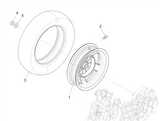 Vespa Sprint 50 4T 3V E5 2020 – Achterwiel