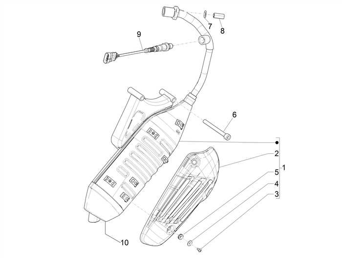 Vespa Sprint 50 4T 3V E5 2020 – Nademper