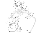 Vespa Sprint 50 4T 4V NOABS E2 2014-2017 – Fuel tank