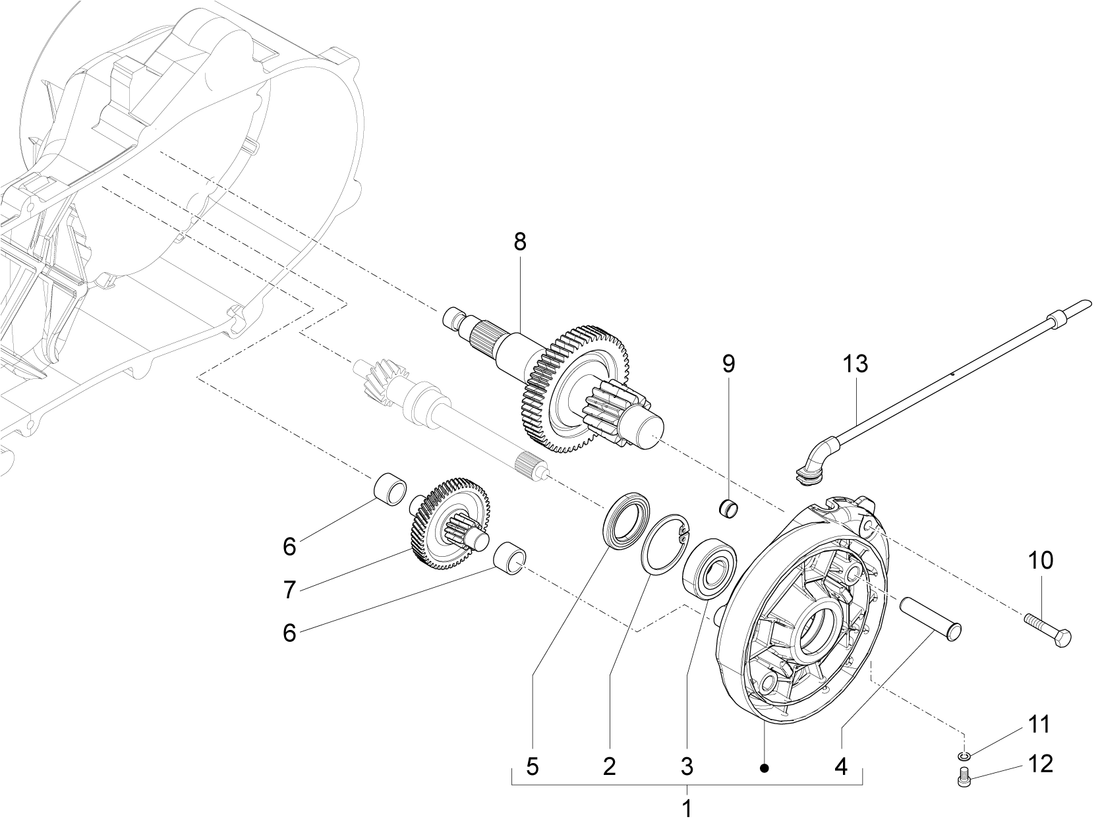 Vespa Sprint 50 4T 4V NOABS E2 2014-2017 – Transmissie