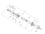 Vespa Sprint 50 4T 4V NOABS E2 2014-2017 – V Belt Pulley