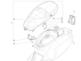 Vespa Sprint 50 4T 4V NOABS E2 2014-2017 – Saddle