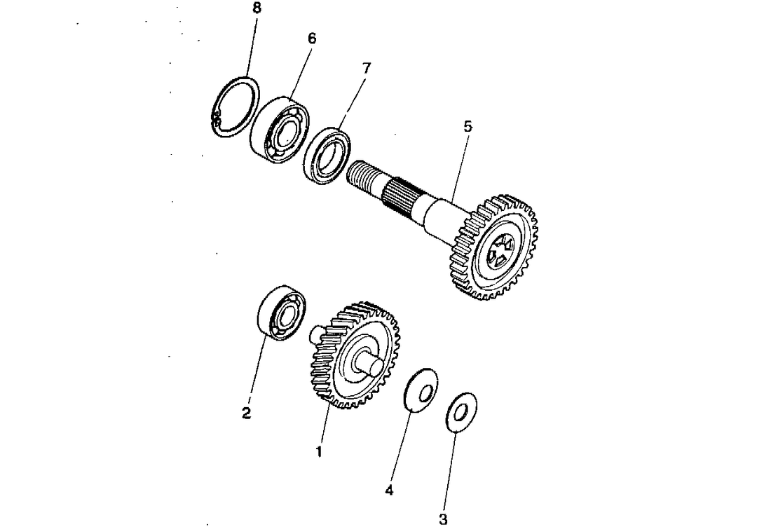 Yamaha Aerox 50 R – Transmissie