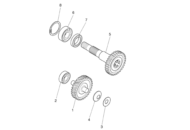 Yamaha Aerox 50 SP – Transmissie