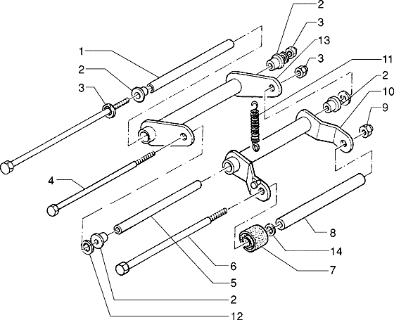 Piaggio Skipper - Subframe