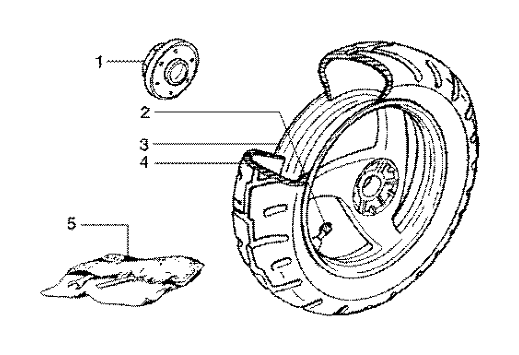 Gilera Runner 180cc FXR 2takt - Achterwiel Velg