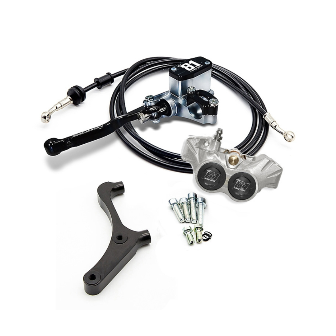 Ottopuntouno Bremssattel-Kit + Bremshebel New Era Rear Runner 125-180cc 2-Takt