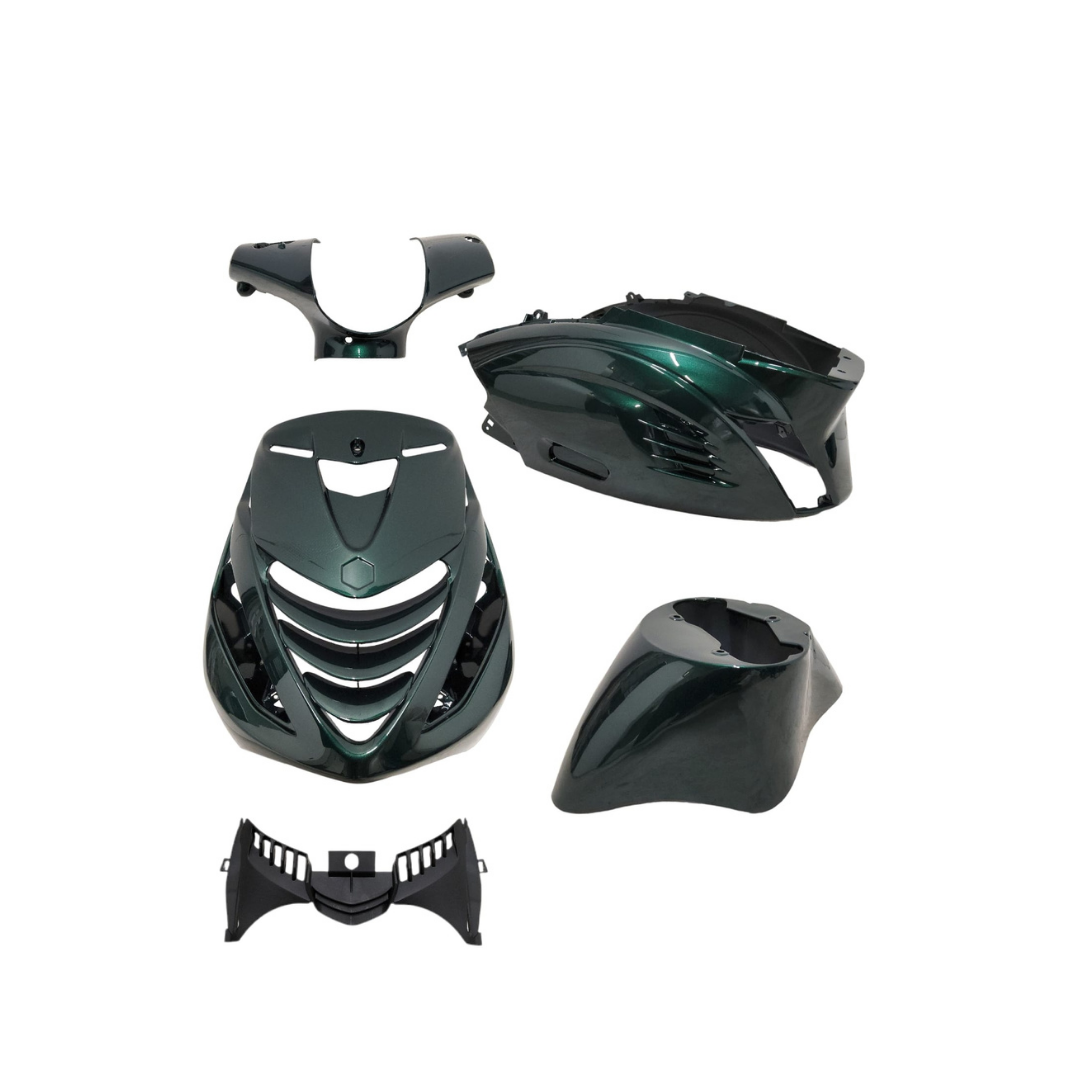 Karosserie-Set mit Heckhaubengrill RS1 Zip Jaguar Green