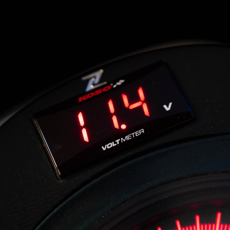 Voltmeter Koso Super Slim Style 8-18 Volt Red
