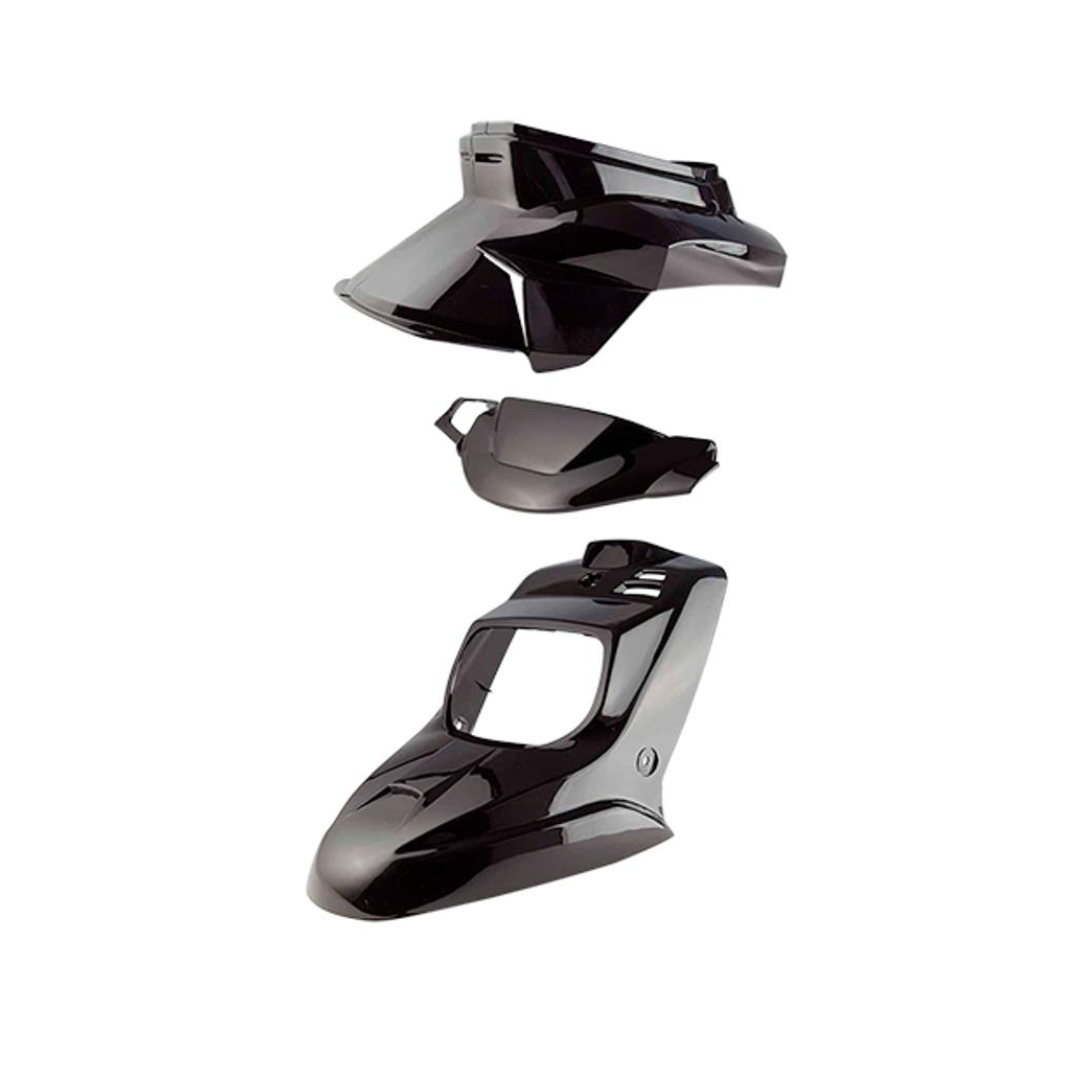 Kappenset Glans Zwart TUN'R MBK Booster / Yamaha BW's Tot 2003