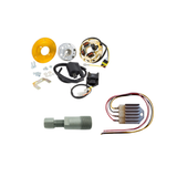 HPI 210 Ontsteking Incl Spanningsregelaar & Vliegwieltrekker Piaggio/Gilera 125-180cc Watergekoeld