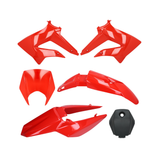 Kappenset Rood 6-Delig Derbi Senda DRD / X-Treme