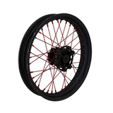 Spaakset Achterwiel Doppler 195MM + 199MM 36-Delig Rood Derbi Senda