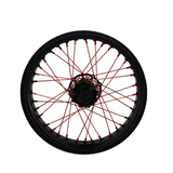 Spaakset Voorwiel Doppler 195MM 36-Delig Rood Derbi Senda