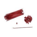 Spaakset Voorwiel Doppler 195MM 36-Delig Rood Derbi Senda